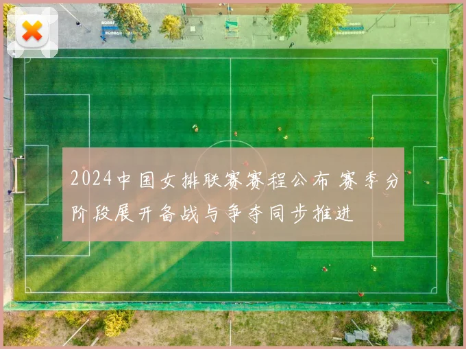 2024中国女排联赛赛程公布 赛季分阶段展开备战与争夺同步推进